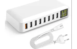 60W 8-port charger