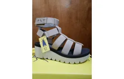 Fly London Women Yufio Sandal In Cloud&sol;beige