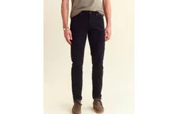 Billy Reid Moleskin Jean In Black Walnut