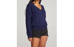 Chaser Poppy Pullover In Blue