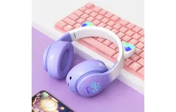 Xinke LWJ28P cat ear luminous head-mounted wireless Bluetooth headset