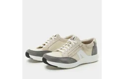 Alegria Women Eazeer Sneakers In Parchment