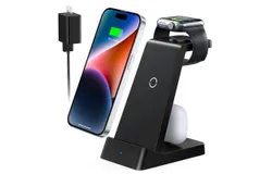 3 in 1 wireless charger&comma; wireless charging watch cell phone&comma; 18W wireless charger