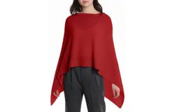 Incashmere Women&apos;s Cashmere Topper In True Red