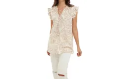 Becasa Sophie Top In Tidal Sand