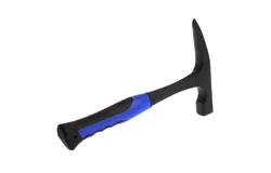 Professional geological exploration hammer, sheet metal hammer Multifunctional household pointed, mountaineering quarrying mining mountaineering hammer  28.5 x 17cm
