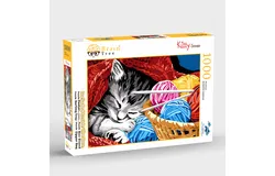 Kitty Snooze 1000 Piece Jigsaw Puzzle