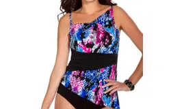 Magicsuit Skin Tight Cole Underwire Tankini Top In Purple