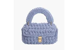 Melie Bianco Women&apos;s Avery Chenille Crossbody Bag In Sky