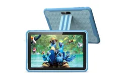 SQTC pritom k10 Android 10 inch Kids Tablet&comma; Parental Control&comma; 6000mAh&comma; 3G Phone Tablet&comma; Quad Core Processor&comma; 2GB RAM&comma; 64GB ROM&comma; HD IPS Touch Screen&comma; Google Play&comma; YouTube&comma; Kids-Tablet Case &lpar;Blue&rpar;