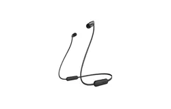 Sony Wireless in-Ear Headset&sol;Headphones with Mic for Phone Call&comma; Black &lpar;WI-C310&sol;B&rpar;