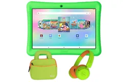 Contixo K102 10" Kids Tablet&comma; Bluetooth Headphones&comma; Tablet Bag&comma; & Stylus Bundle by Contixo