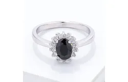 CZ Petite Oval Ring
