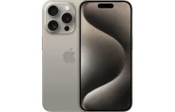 Apple iPhone 15 Pro, 128GB, Natural Titanium - Unlocked (Renewed Premium)