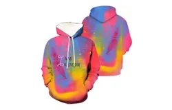 I am Kenough Hoodie Hooded Jacket 3D Tie Dye Men&apos;s Hoodie with Hood Unisex Long Sleeve Hoodie Pullover Sweatshirt for Men and Women XL Pink