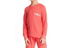 Chaser I Love Smiles Sweatshirt In Flame
