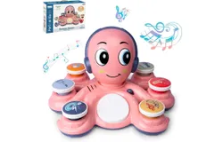 Baby Music Toys&comma; Learning Toys for Toddlers&comma; Octopus Music Toys&comma; Preschool Music Education Musical Instrument Toys&comma; Birthday Toys for Babies&comma; Boys and Girls - Pink