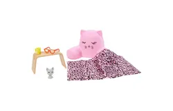 Barbie Accessory Pack&comma; Lounging Theme&comma; with 6 Pieces Including Pet