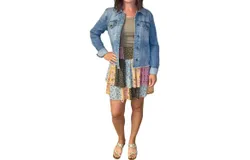 Grace & Lace Summer Tiered Skort In Multicolor