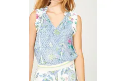 Caballero Alani Top In Balinese Floral