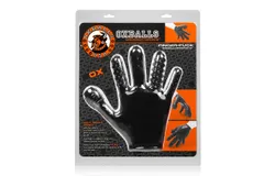 OxBalls Finger Fuck Glove&comma; Black