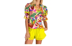 Alden Adair Lottie Top In Rainforest