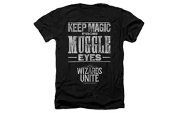 Harry Potter Wizards Unite Hidden Magic Adult Heather Tee &sol; T-Shirt