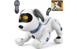 Smart remote control robot dog toys&comma; intelligent programming stunt dog&comma; children&apos;s toys dancing pet robot dog toys simulation action &sol; glasses light &sol; cute expression