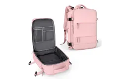 coowoz Large Travel Backpack For men and women&comma;Hiking Backpack Waterproof Outdoor Sports Rucksack Casual Daypack Travel Essentials&comma;Pink