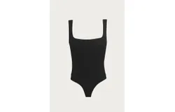 Afrm Gisela Bodysuit In Noir