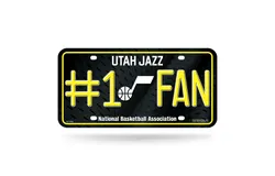 NBA Utah Jazz License Plate