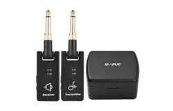 M-VAVE WP-8 Wireless Transmission System Electric Guitar Receiver & Transmitter Built-in Battery with Charging Box 3&period;5mm & 6&period;35mm Plug for Guitar Bass