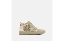 Shu Shop Women&apos;s Paulina Sneaker In Gold Snake