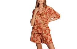 Dress Forum Relaxed Shirt And Shorts Set In Sensational