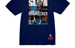 Mitchell & Ness Men&apos;s Slam Cover Jun 04 Houston Rockets Kenyon Martin Tee In Navy