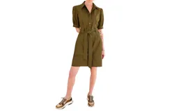 Finley Piper Mini Dress In Olive