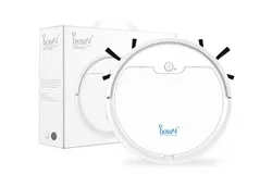Robot Vacuum Cleaner&comma; Tangle-Free&comma; Strong Suction&comma; Ultra-Thin&comma; Low Noise&comma; 3 Sweeping Modes&comma; Ideal For Pet Hair Hard Floors And Daily Cleaning（White）