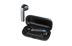 Wireless Earphone BT5&period;0 High Speed Transmission HD Microphone Stable Signal Independent Dual Host Noise Reduction Black