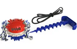 Cool Runners Screw Down Tug of War Toy for Dogs Assorted Colours