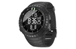 SMAEL multifunctional outdoor watch men's waterproof sports electronic watch luminous alarm watch-black