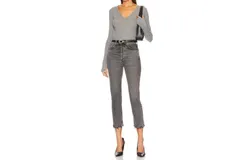 Agolde Riley Straight Crop Jean In Century