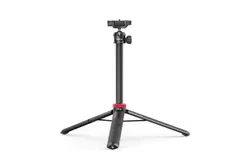 Ulanzi Extendable Mini Tripod Stand Flexible Portable Selfie Stick with 360° Rotatable Ball Head Quick Release Plate Phone Clip Max. Load Bearing 1.5kg for Smartphone Camera Live Streaming Vlog Video