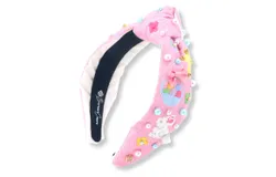 Brianna Cannon Easter Cross-Stitch Headband In Pink