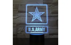 3D Light - Army Logo