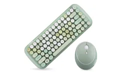 mofii skyscraper wireless 2&period;4G keyboard and mouse set round keycaps wireless keyboard
