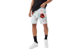 Jordan Craig Men&apos;s Retro Ibiza Lounge Shorts In Red Floral