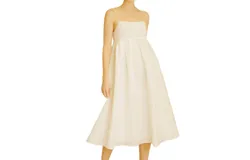 Storia Spaghetti Strap Dress In Ivory
