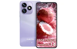 OUKITEL C51 Android 14 Smartphone - 6&period;8" &sol;RAM 18GB（6GB&plus;12GB）&plus;128GB-Purple