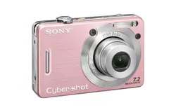 Sony Cybershot DSCW55 7&period;2MP Digital Camera with 3x Optical Zoom &lpar;Pink&rpar; &lpar;OLD MODEL&rpar;