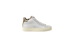 P448 Women&apos;s Thea Mid Millenium Sneakers In White&sol; Light Beige